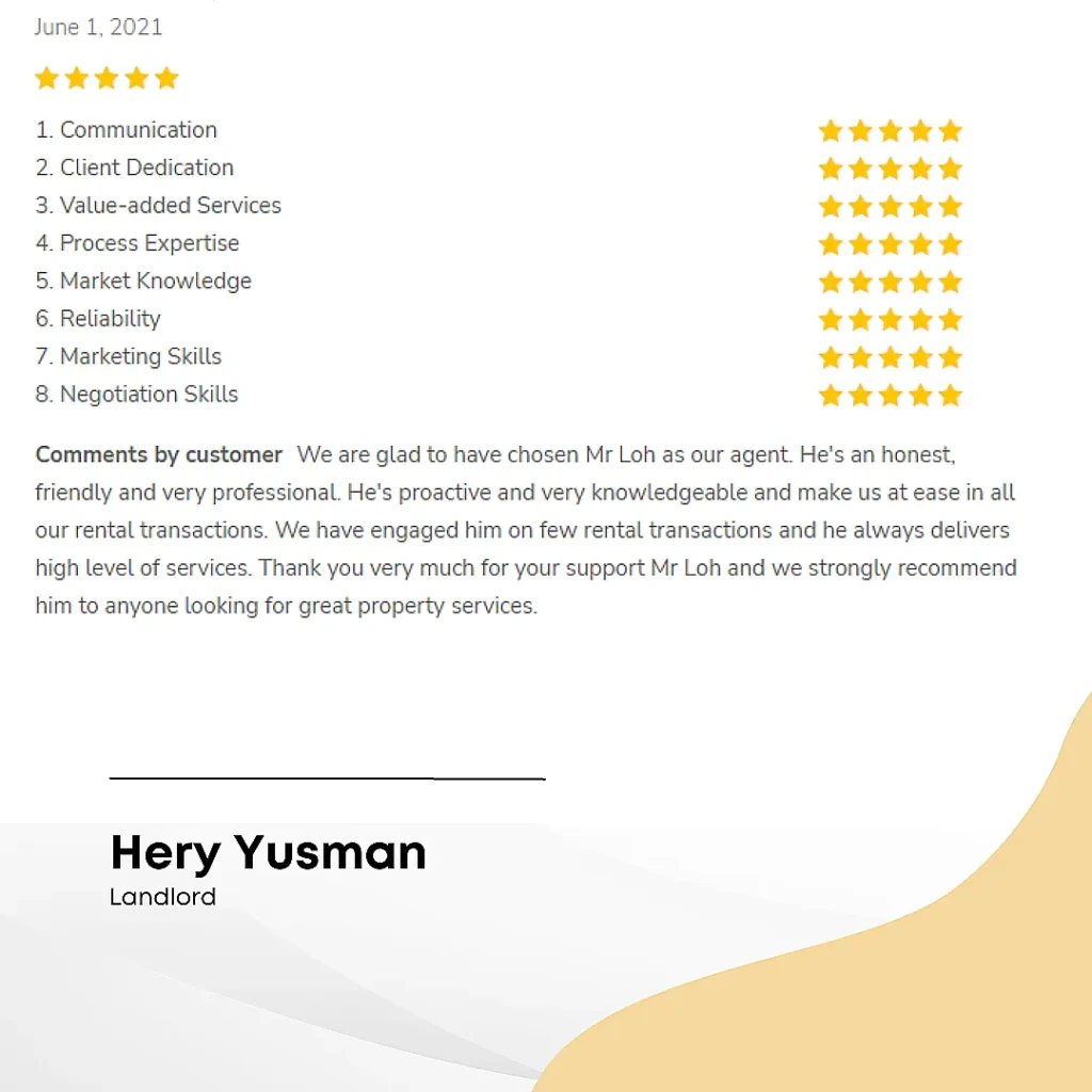 Client review on TK Loh